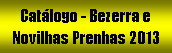 Caixa de texto: Catlogo - Bezerra e Novilhas Prenhas 2013